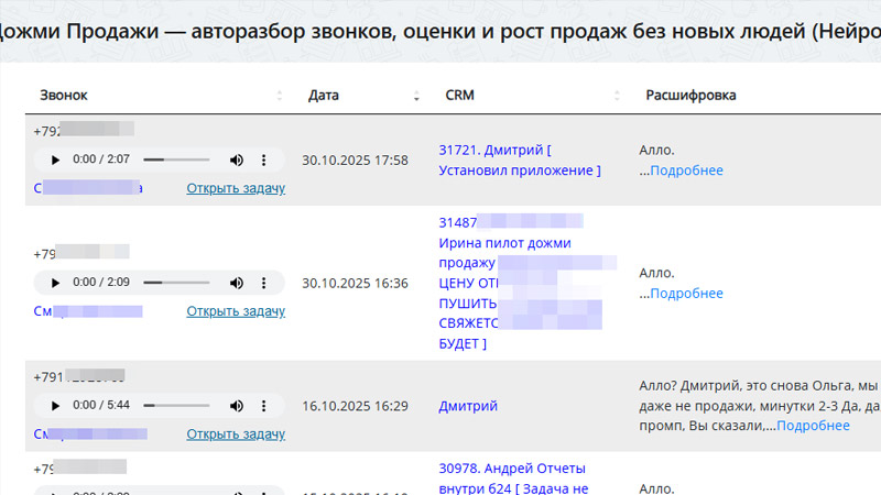 Автоматический анализ
